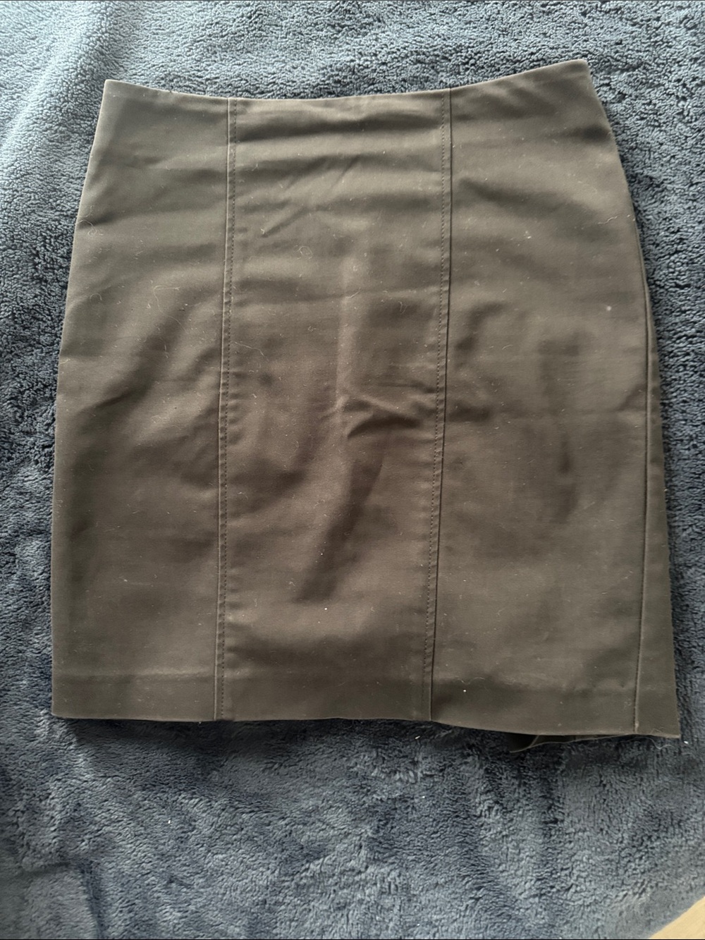 Le Château black Seam Panel Pencil Skirt